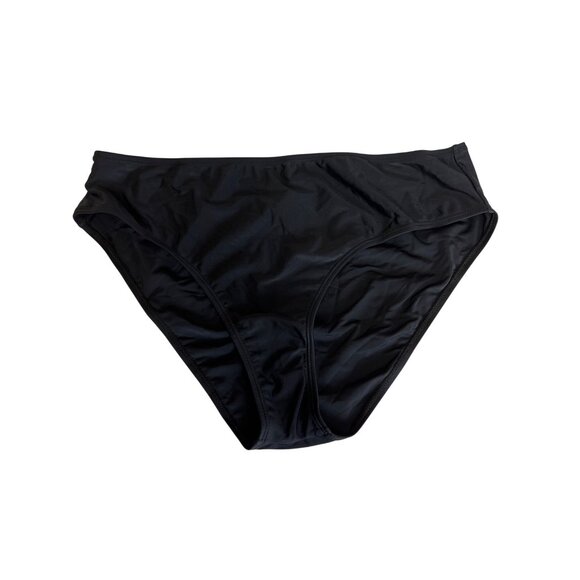 Bikinix Women's Swimsuit Two Piece Tank Red Black Bikini Bottom Size XL NEW NWT - Picture 2 of 11